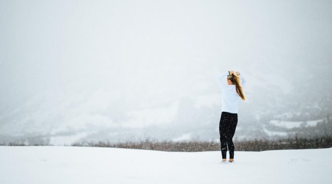 Woman in the Snow